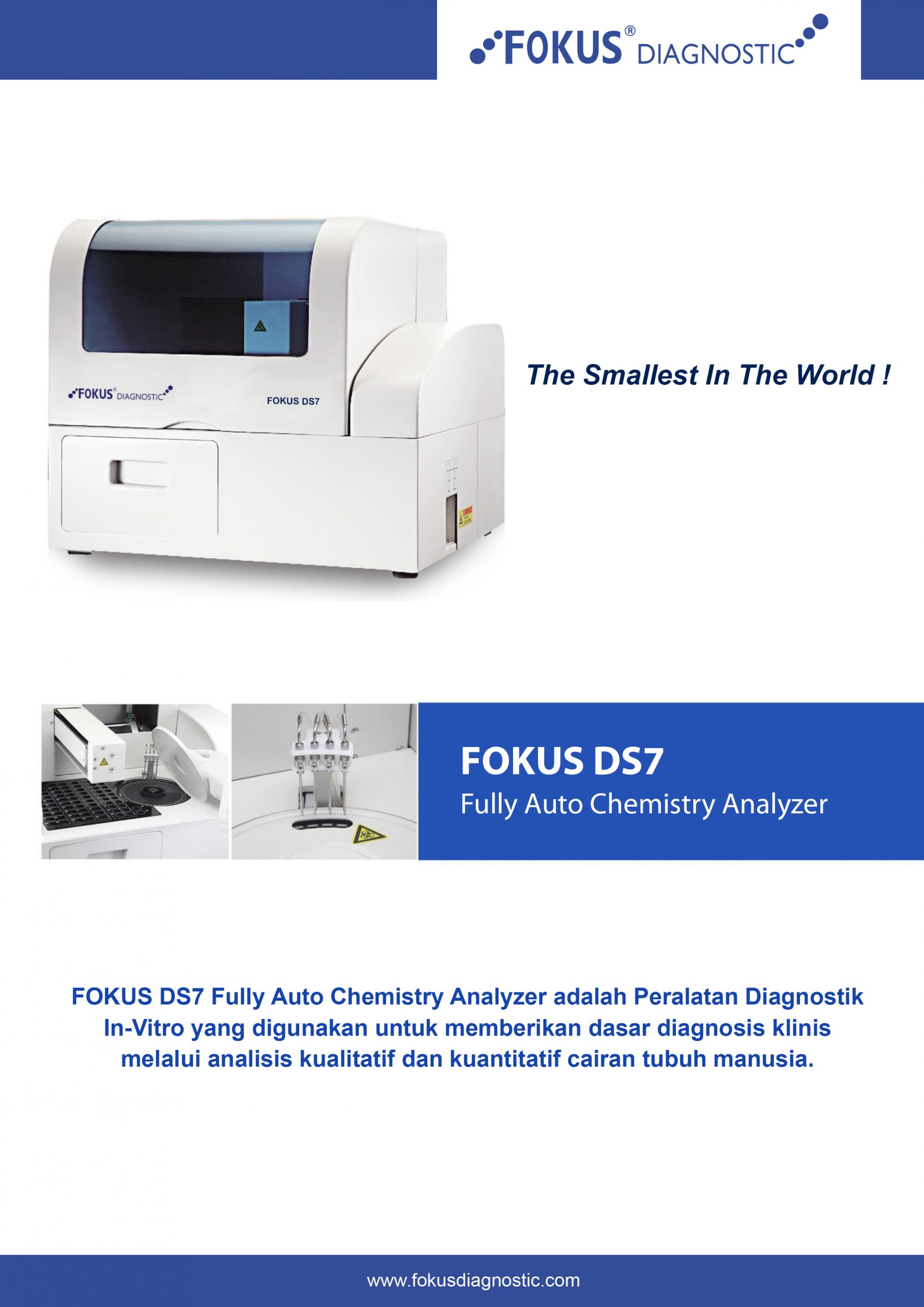 Fokus Fully Auto Chemistry Analyzer Fokus Diagnostic Indonesia